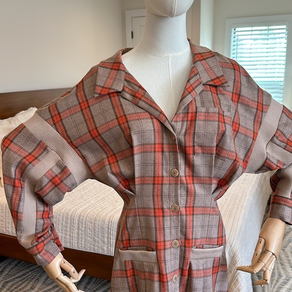Maje Paris Plaid dress - Picture 3 of 15